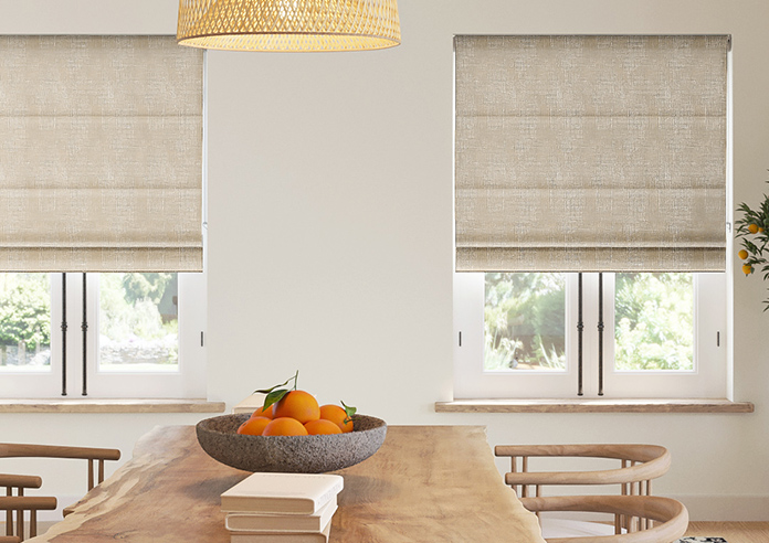 Memphis, Light Tan - Twist&Fit Roman Blind - Image 3